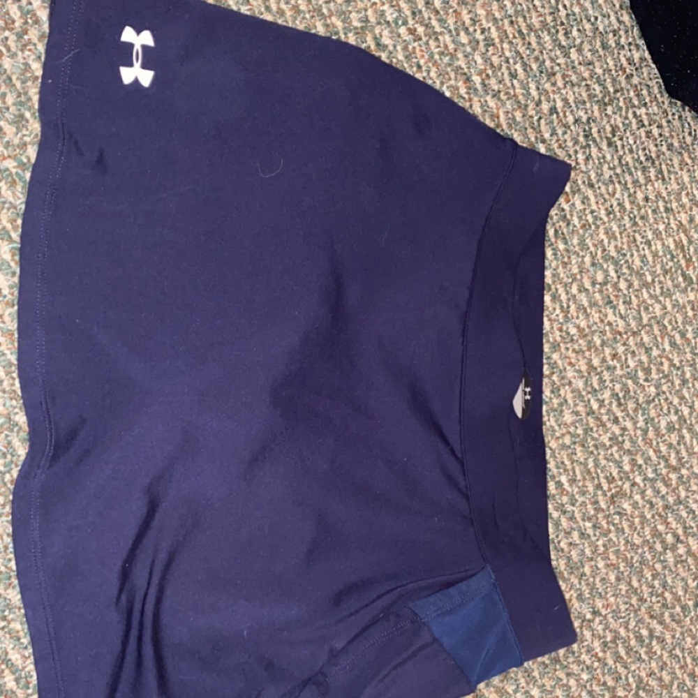 Under armor navy skort
